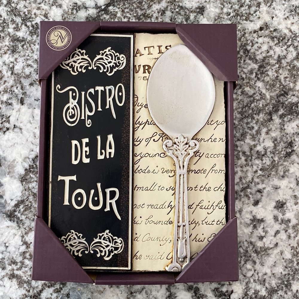 French Menu Spoon wall decor. BNWT Bundle with the other wall decor and save $